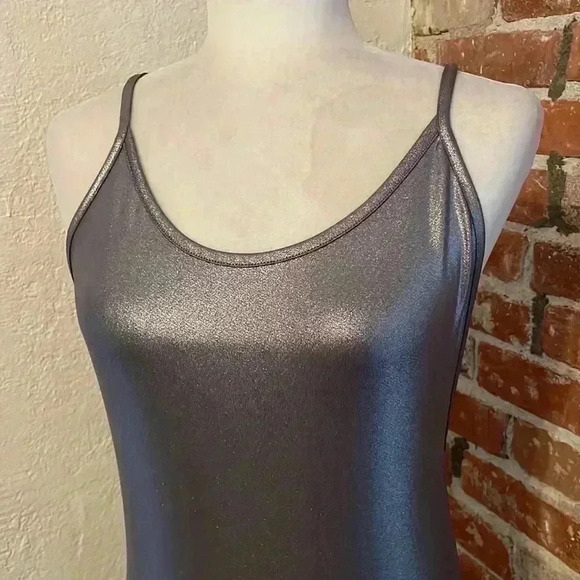 H&M Metallic‎ Bodysuit Silver Coachella Collection - Picture 4 of 8